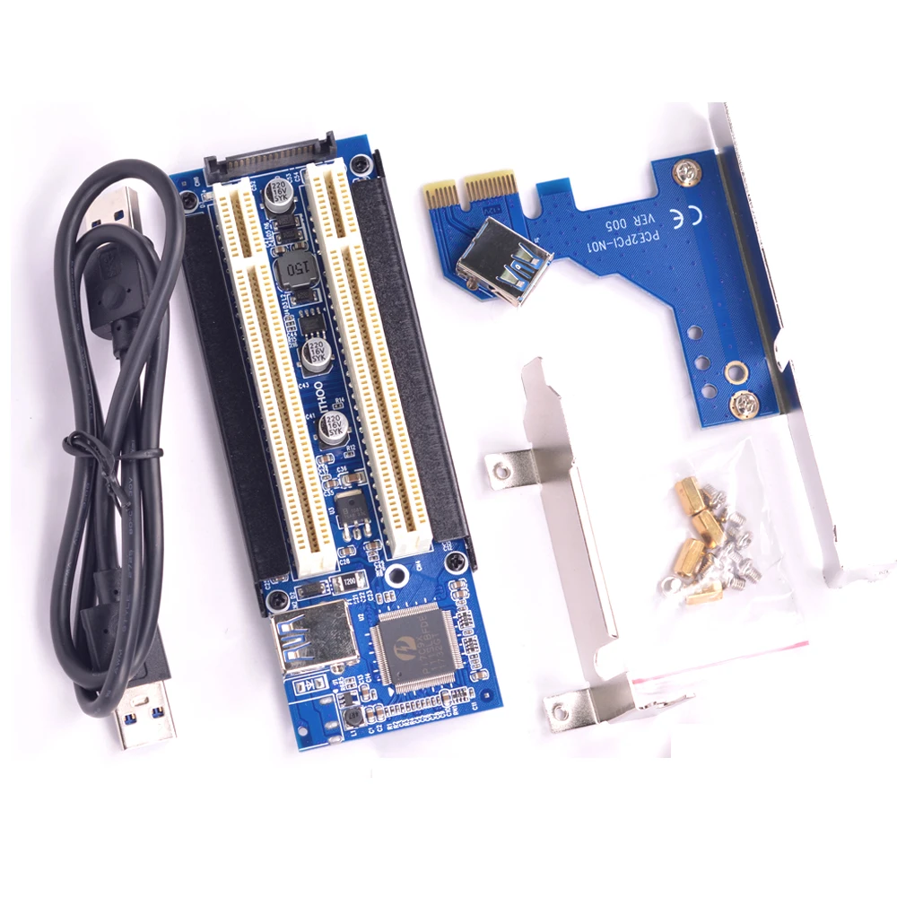 Pci-e 1x 4x 8x 16x ao Adaptador do Pci Conversor Expresso do Pci Cartão Externo do Entalhe
