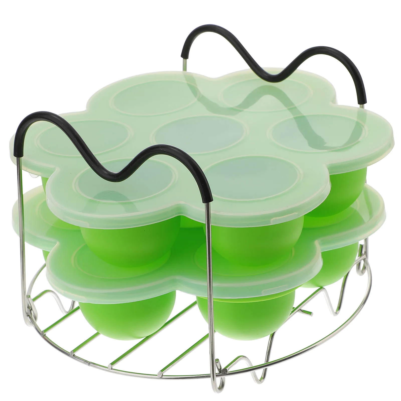 

Egg Mold Bite Rack Silicone Steamer Steam Steaming Formula Travel Holder Stick Non Cooker Baking Maker Vide Sous Tray Toolcups