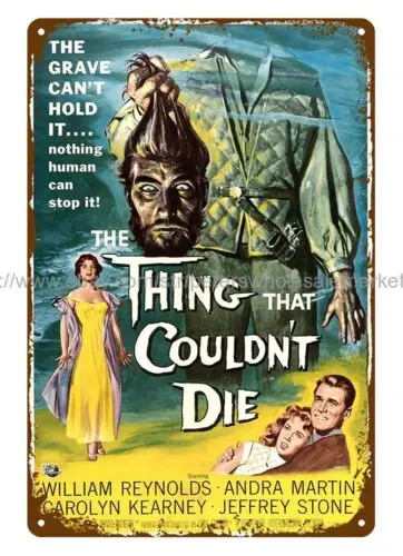 Металлическое искусство 1958 то что не смогли умереть постер фильма металлический