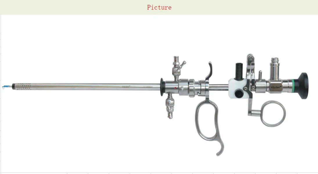 Набор для ресэктоскопии/монопольный биполярный рабочий элемент/урологические