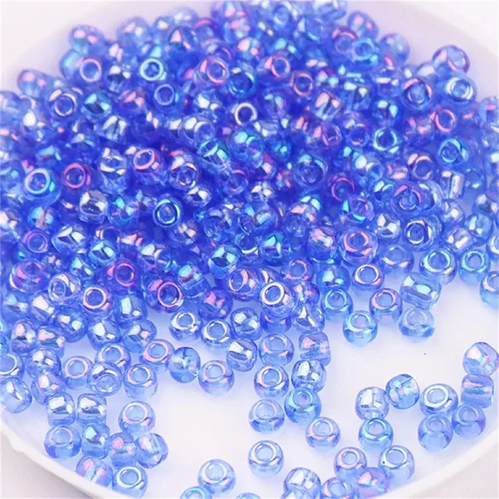 Стеклянные бусины с отверстием для бижутерии 1 5 мм 2 3 4