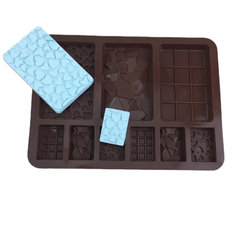 Новая силиконовая форма для шоколада кирпичи инструменты выпечки антипригарная