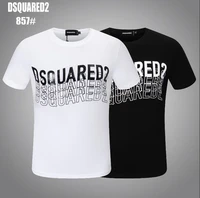 dsquared2 cotton letter short sleeved t shirt top 857