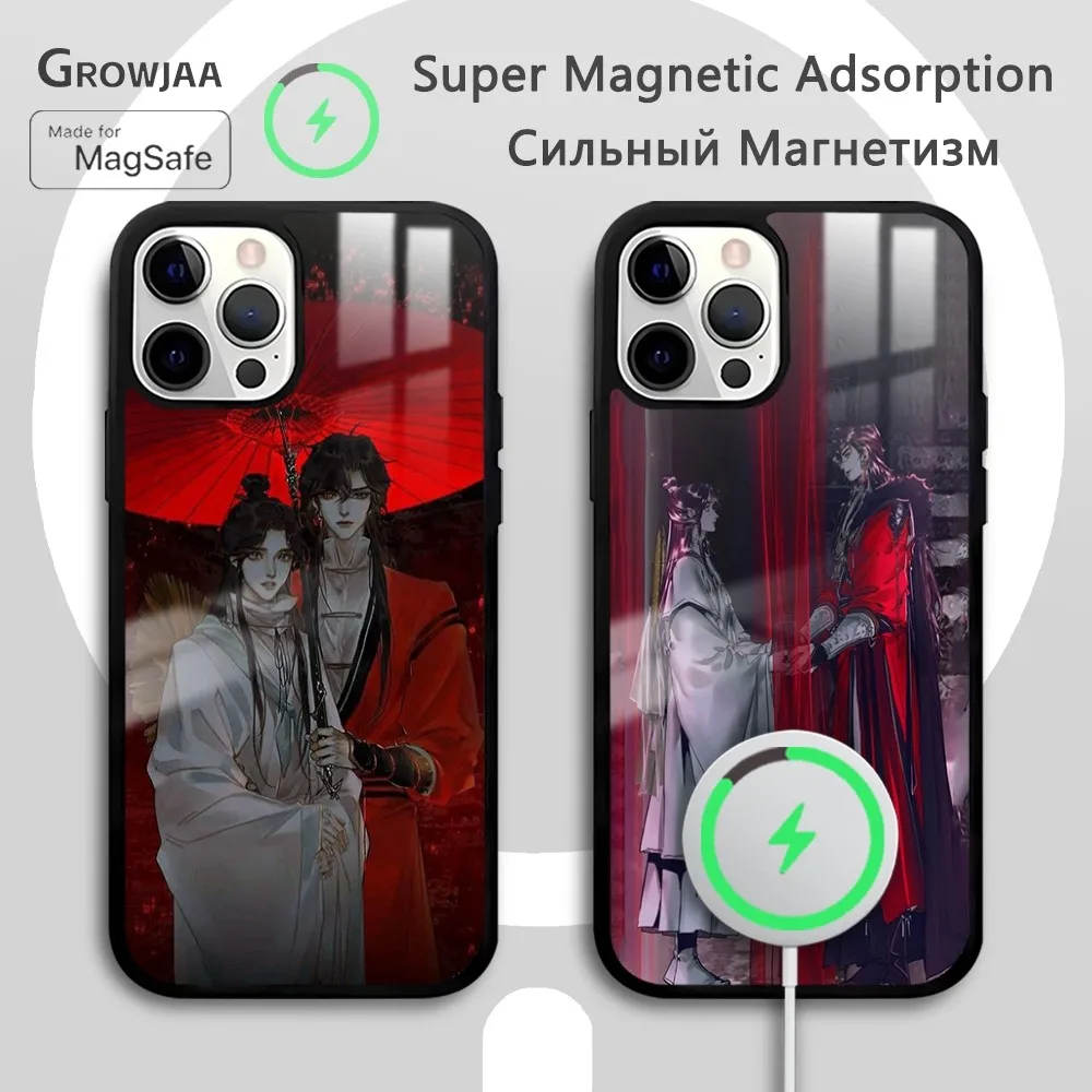 H-Heaven Official BlessingS Phone Case For iPhone 16 15 14 13 12 11 Pro Max Plus Mini Magsafe Mirror Wireless Magnetic Funda