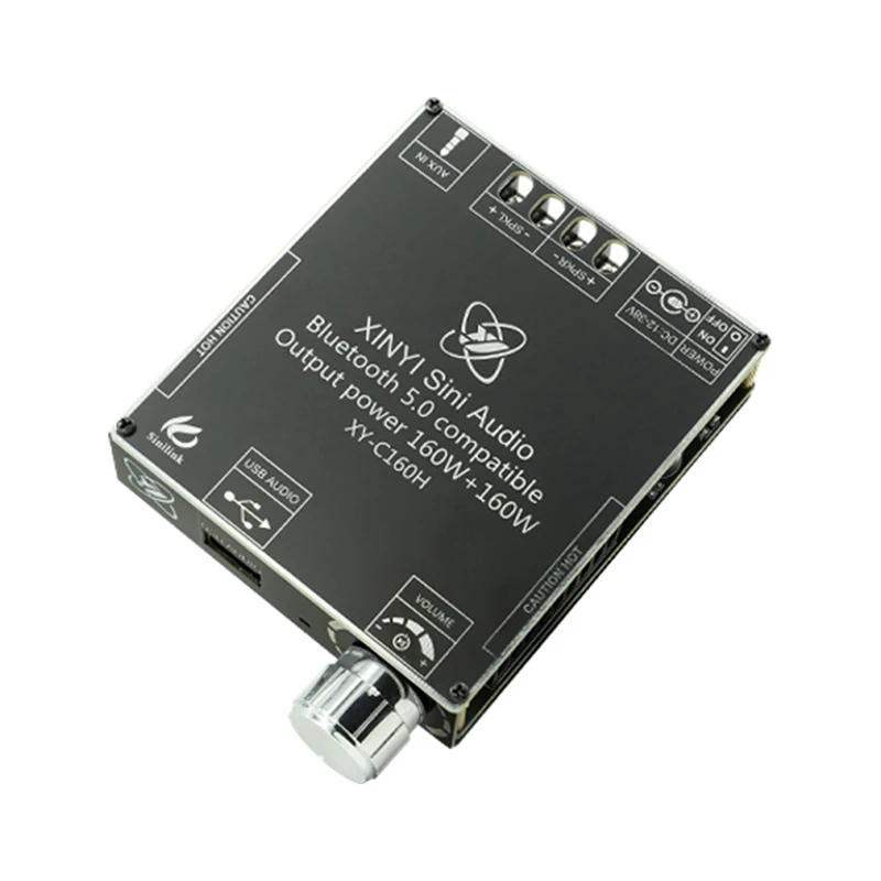 

Retail XY-C160H Bluetooth Audio Power Amplifier Module TDA7498E 160WX2 High Bass Adjustment Amplifier Board DC12-38V