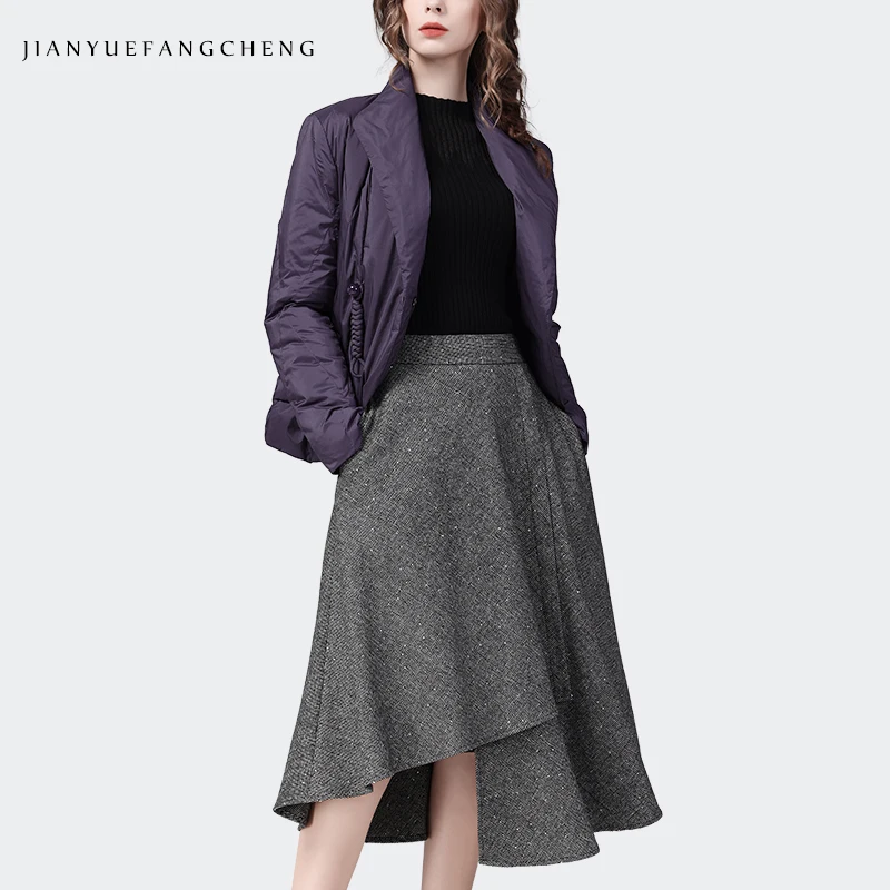 Женская зимняя куртка на утином пуху