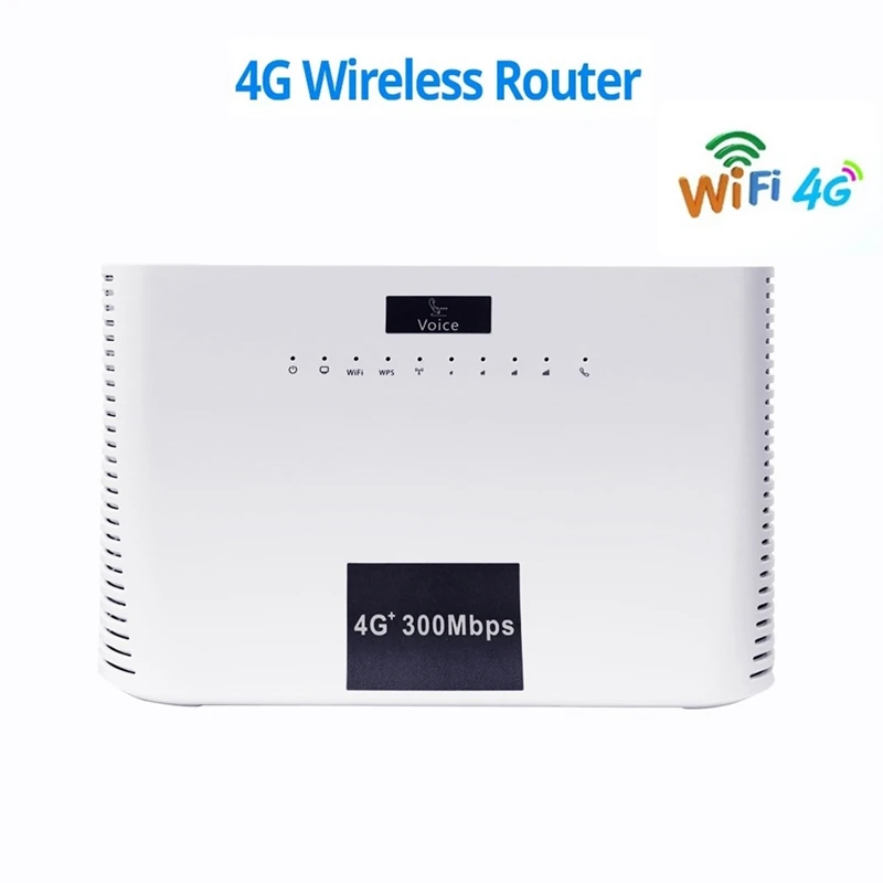H305 4G LTE CAT4 роутер 300 Мбит/с со слотом для SIM-карты + Голосовой порт для телефона + 4XRJ45 сетевой порт Wifi роутер с поддержкой B28