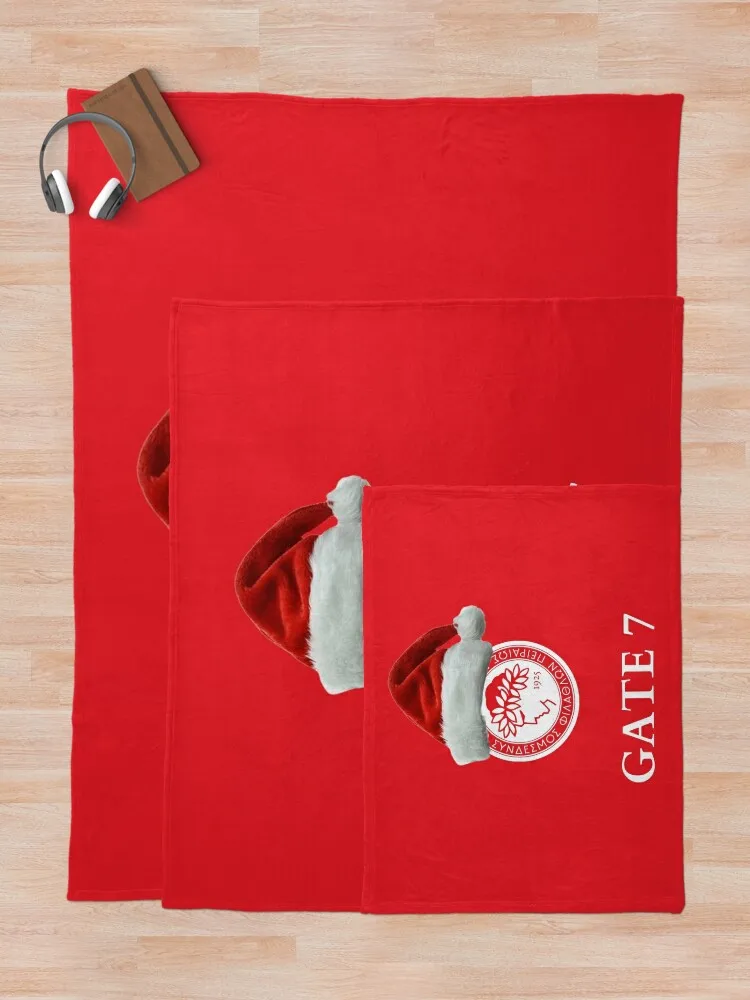 Olympiakos Piraeus Christmas Edition Плед одеяла и мягкие плед-одеяла