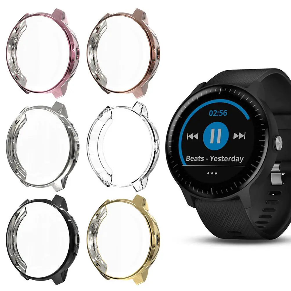 Фото Гибкий защитный чехол для часов из ТПУ, совместимый с Garmin 3 Music Edition, устойчивый к царапинам защитный корпус №3