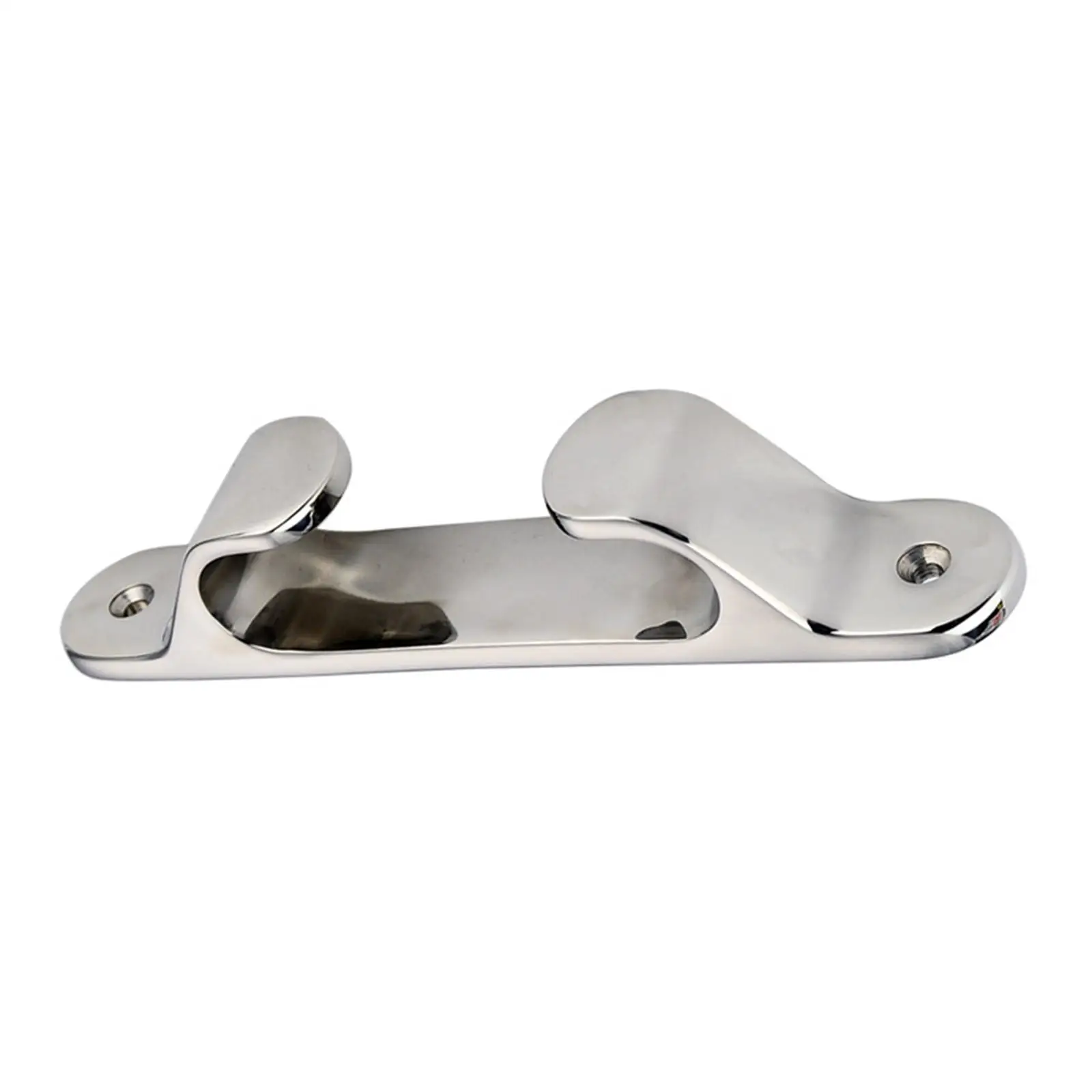 

4 inch Straight Fairlead Bow Chock Deck Cleat Skene Bow Chocks Rope Guide Line Cleat for Marine Yacht Polished Line Cleats