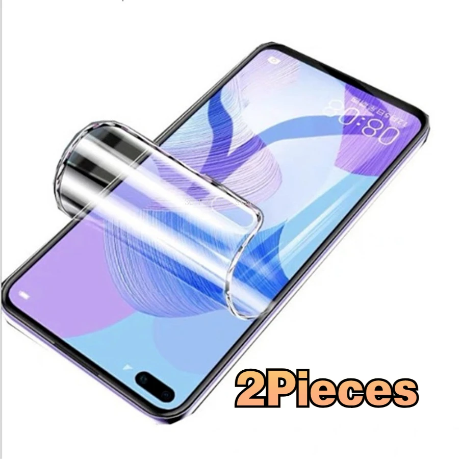 Гидрогелевая Защита экрана для Huawei Honor30 20 10 Lite Pro 10X 9X 9 8 Lite 30i 20i 10i 9S 8S 9C 8C, 2 шт.
