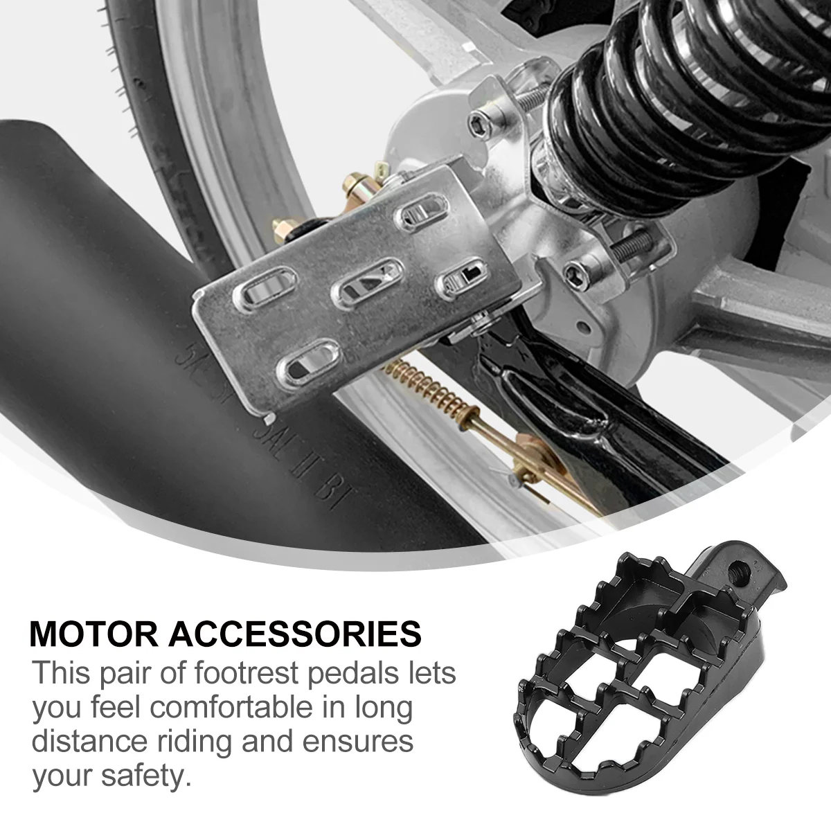 2 шт. задняя педаль мотоциклетные педали внедорожные аксессуары Байк для