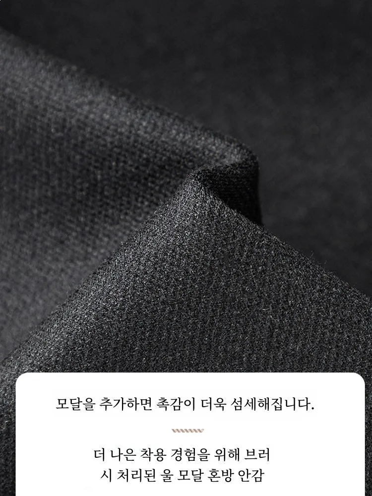 Костюмные брюки Romon из хлопка и шерсти мужские весенне-осенние деловые