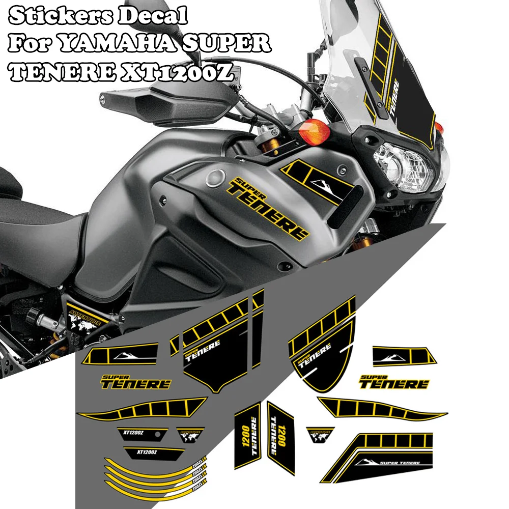 Motorcycle Stickers Decal  Tank Pad Stickers For YAMAHA SUPER TENERE XT1200Z XT 1200 Z 2014 2015 2016 2017 2018 2019