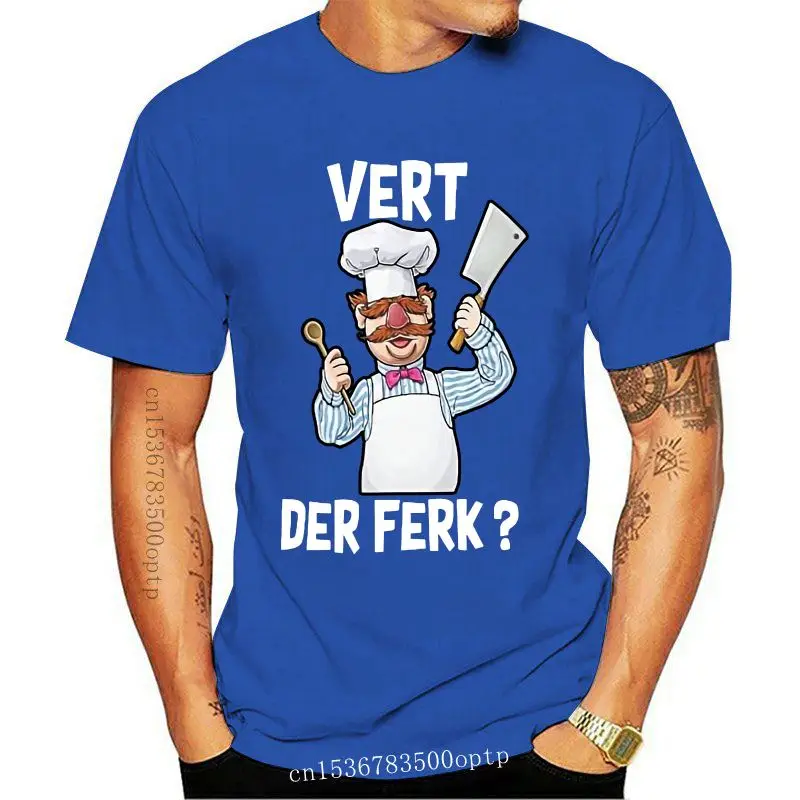 

Camiseta divertida de cocina para hombres y mujeres, camisa de Chef sueco Vert Der, Manga corta para niños, nueva