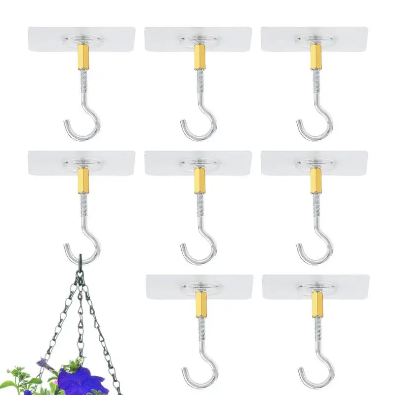 Потолочные крючки 8 шт. для потолочных вешалок глаз светильников колокольчики