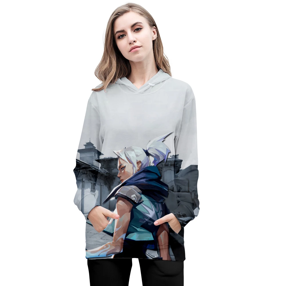 

Trendy Popular Boys/girls Games Hoodie Autumn Valorant Casual Outwear Hot Sale 3D Teenage Long Sleeves Men/women Men Women