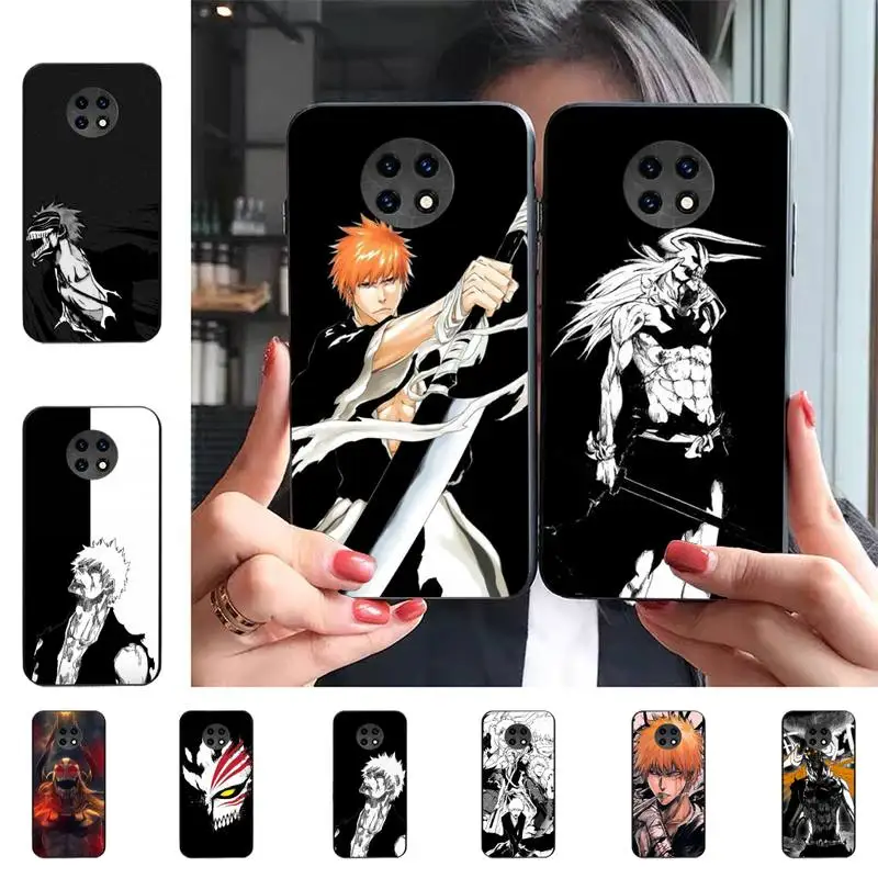 

Anime Bleach Kurosaki Ichigo Phone Case for Samsung S20 lite S21 S10 S9 plus for Redmi Note8 9pro for Huawei Y6 cover