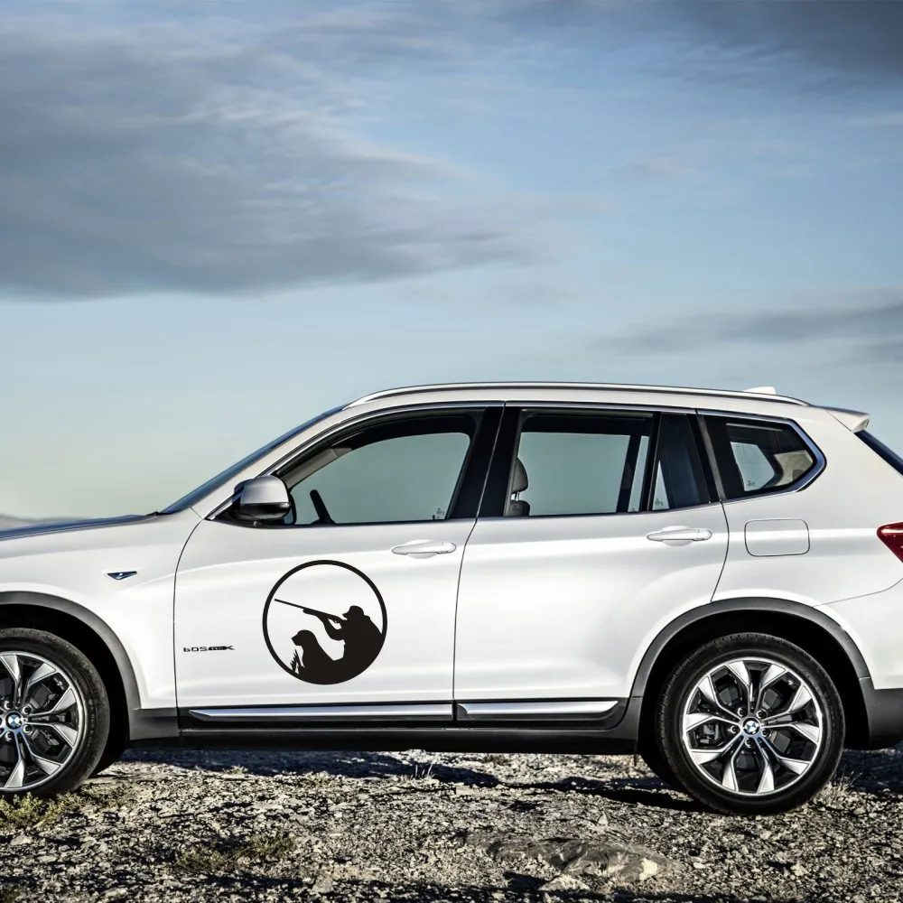 Охота Perro Наклейка на стену Охотничий клуб Стикер Полый Охотник Окно автомобиля