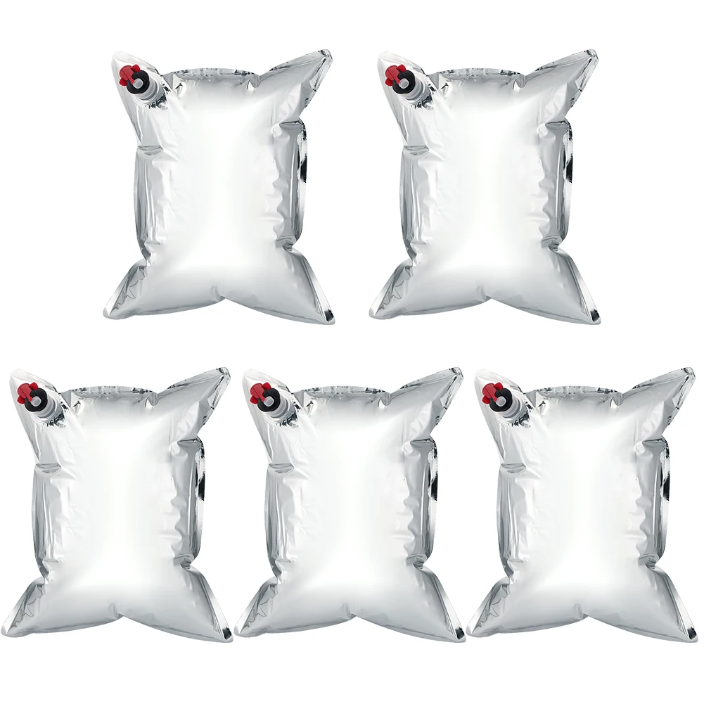 

5pcs 15L Aluminum Foil BIB Bag for Food Beer Wine Juice Drink Storage Organizers Replacement Bag-in-Box with Tap Kitchen Organiz