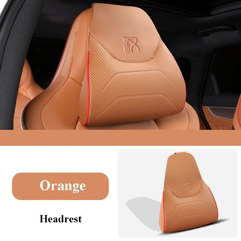 

Для BYD Han EV DM-i 2022 2023 аксессуары для интерьера автомобиля подголовник переднего и заднего сиденья подушка для шеи поясничная подушка для поддержки шеи и поясницы