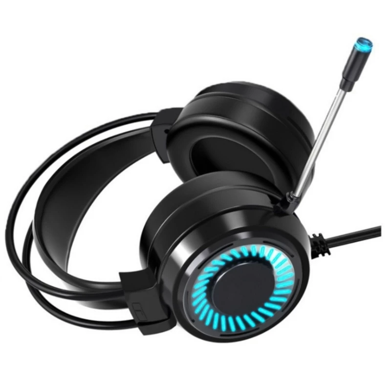 Игровые наушники USB 7.1CH с 50-мм драйвером и эргономичным комфортом P9JD