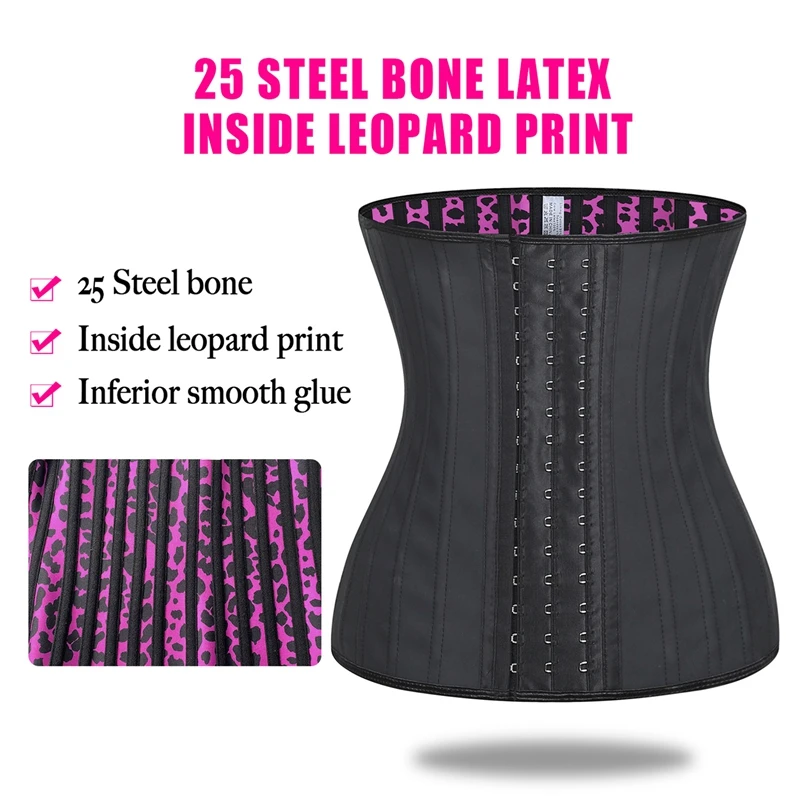 

Latex Waist Trainer Fitness Women Binders Shapers Modeling Strap Corset Colombian Faja Shape Girdle Sash Reductive Waist Cincher