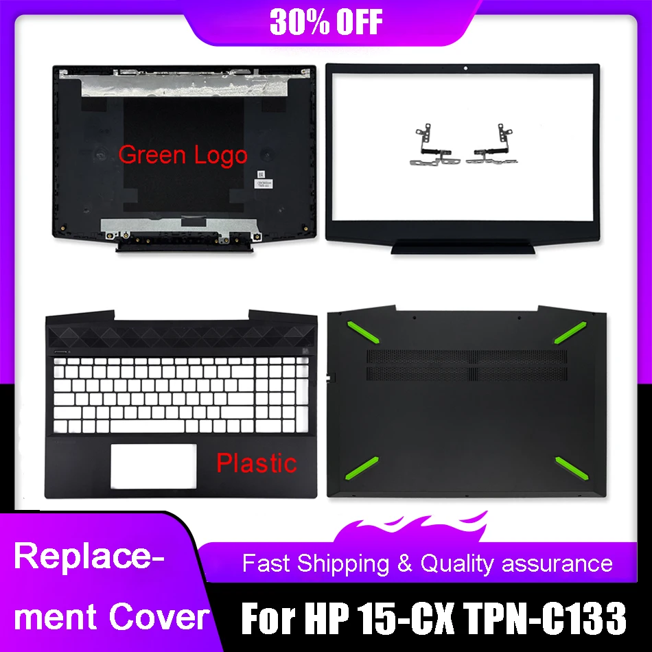 

NEW Laptop LCD Back Cover For HP Pavilion 15-CX Series LCD Front bezel LCD Hinges Palmrest Upper Case Bottom Case L20314-001