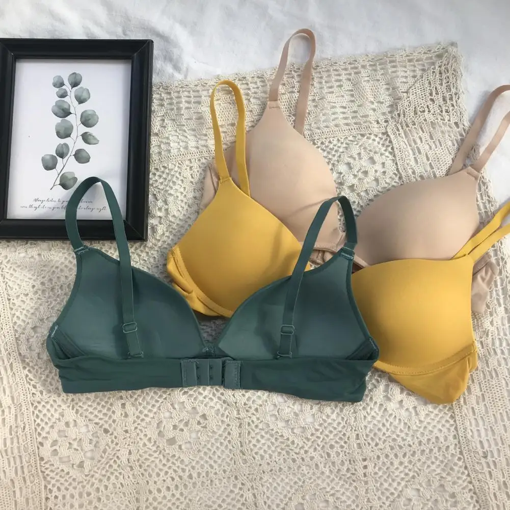 

Сексуальный бюстгальтер, стильный Невидимый Тонкий бесшовный бюстгальтер, мягкое простое нижнее белье