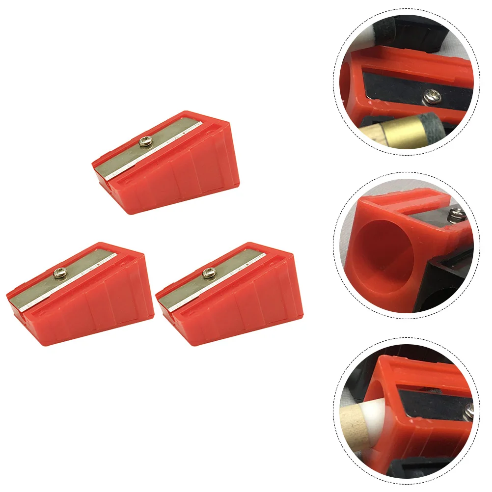 3 Pcs Manual Sharpener Roll Table Cover Hand Tools Cue Tip Burnisher Roll Bag Hotfix Tool Cue Tip Trimmer