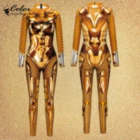 color cosplayer 3d printed sexy spandex bodysuits women catsuit long sleeve party tight jumpsuits cosplay costumes zentai suit