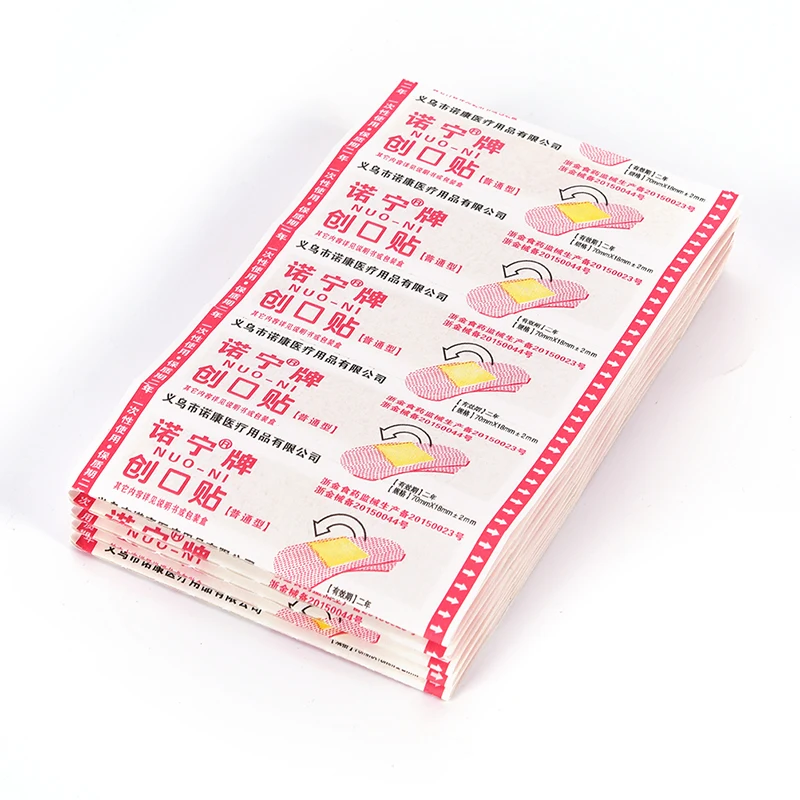 

50Pcs Disposable Medical Adhesive Bandage Band Aid Woundplast Protective Safe Aid Adhesive Bandage