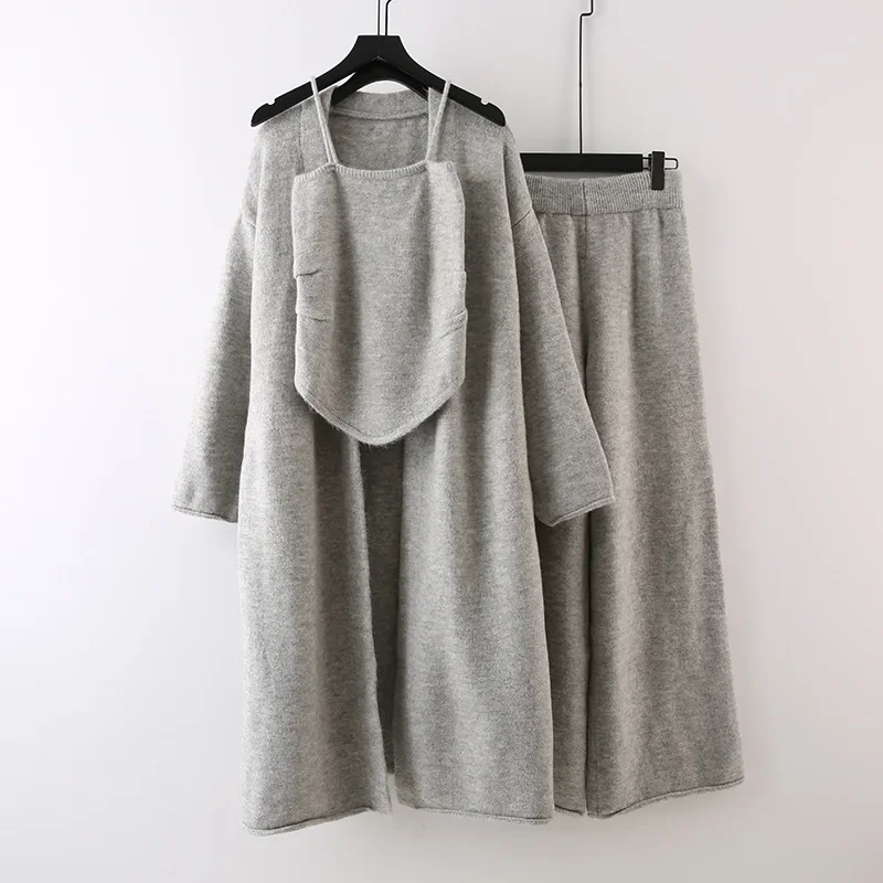 Кардиган-свитер в Корейском стиле SuperAen Новинка осени 2024 стильные Асимметричные