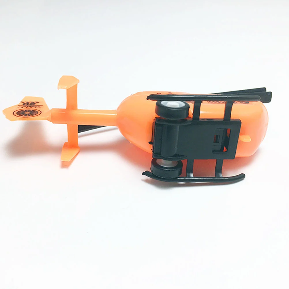 6 Pcs Mini Model Child Toys for Kids Back Airplane Childrens Flying Helicopter Planes