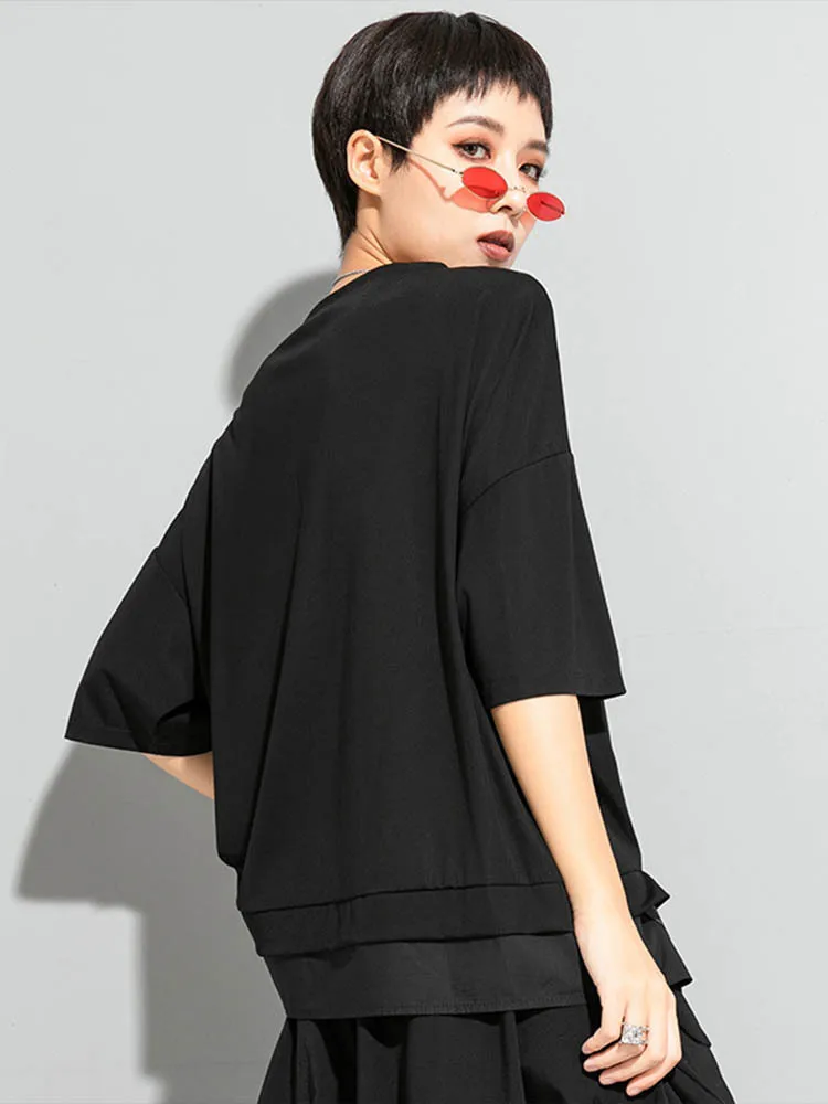 Женская футболка Max LuLu с коротким рукавом