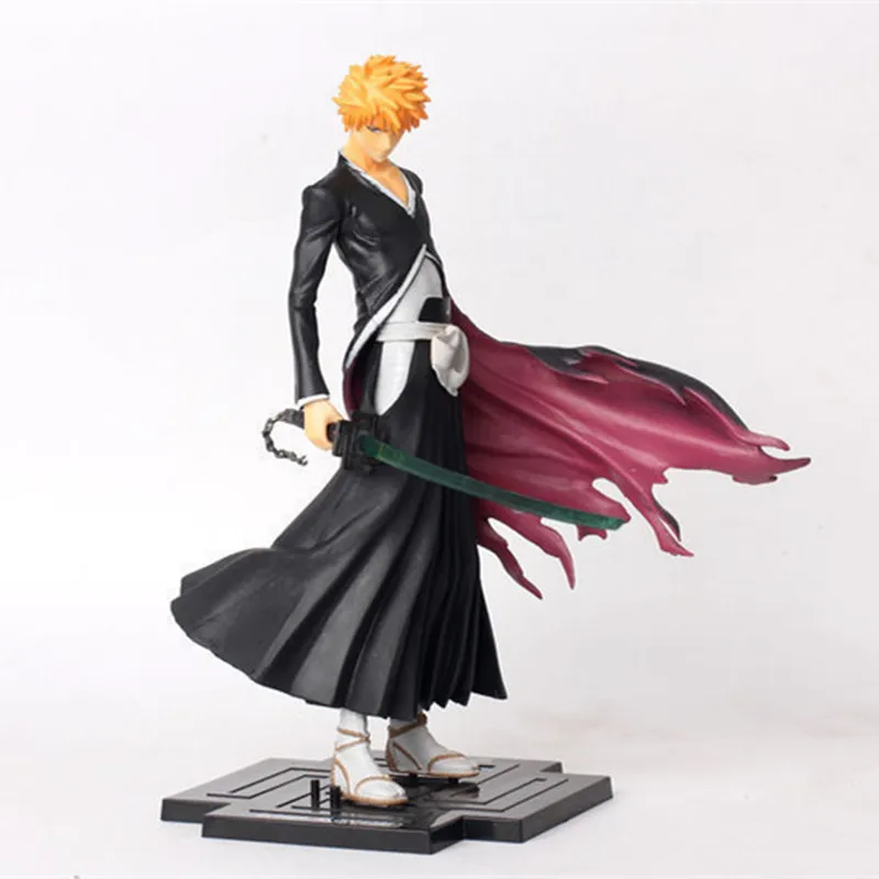 

20cm Cartoon Anime Bleach Kurosaki PVC Action Figures Toy Great Gift For Kids