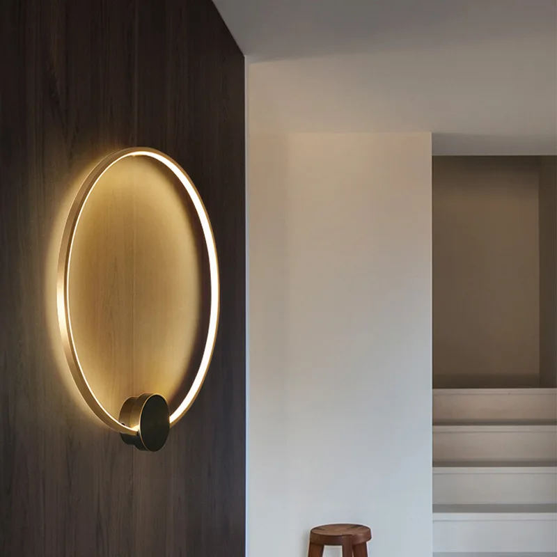 Современный минималистичный светодиодный настенный светильник 4 Вт 8 14 20 110 ~ 240 В