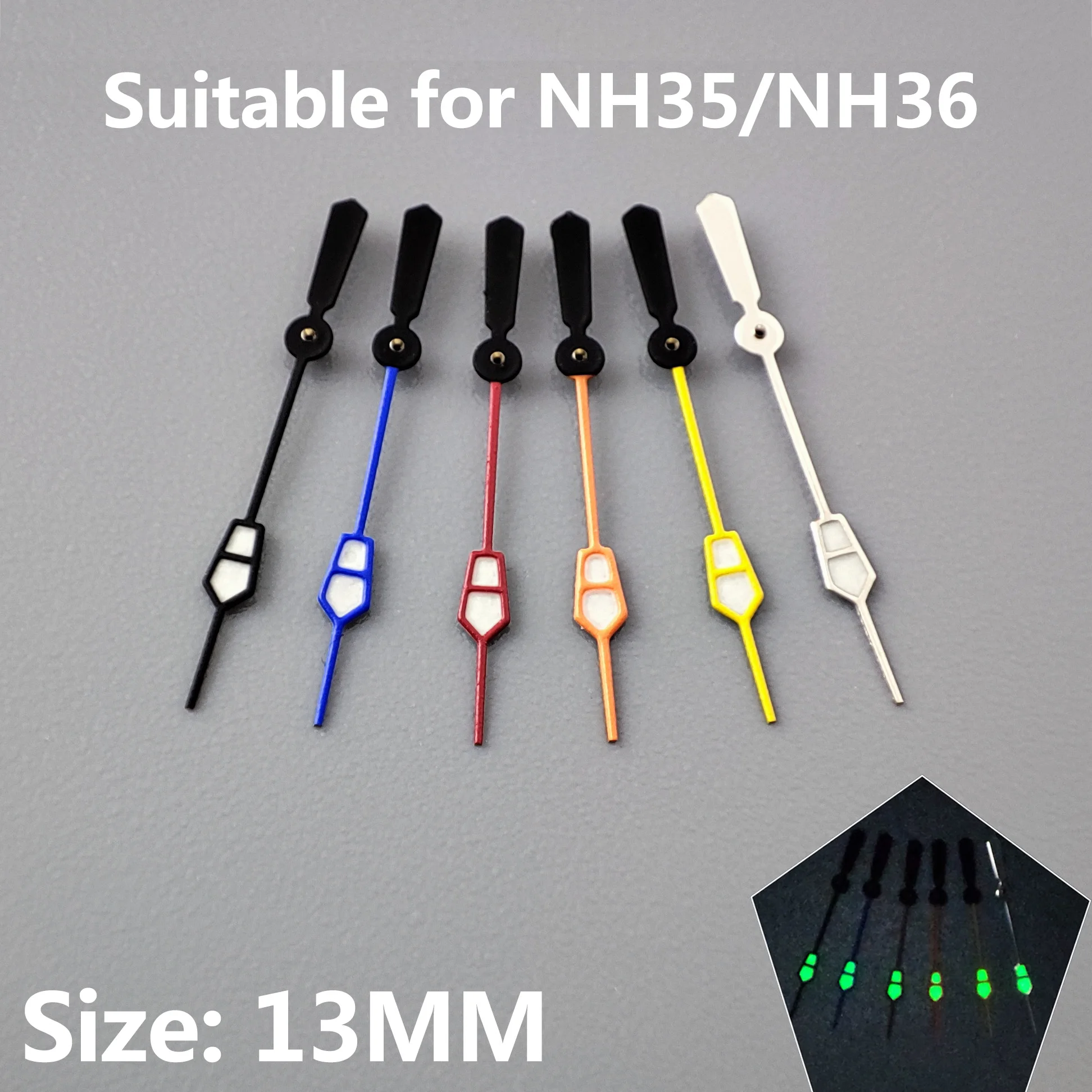 

Аксессуары для часов указатель NH35 указка цветная указка зеленый супер светящийся подходит для NH35, NH36 механизм-M2