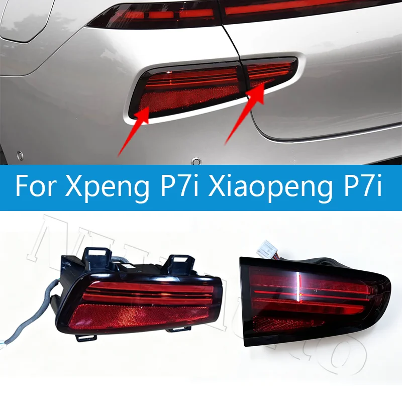 Фото Задний фонарь-стоп-сигнал для Xpeng P7i / Xiaopeng P7i, блок задних фонарей в сборе
