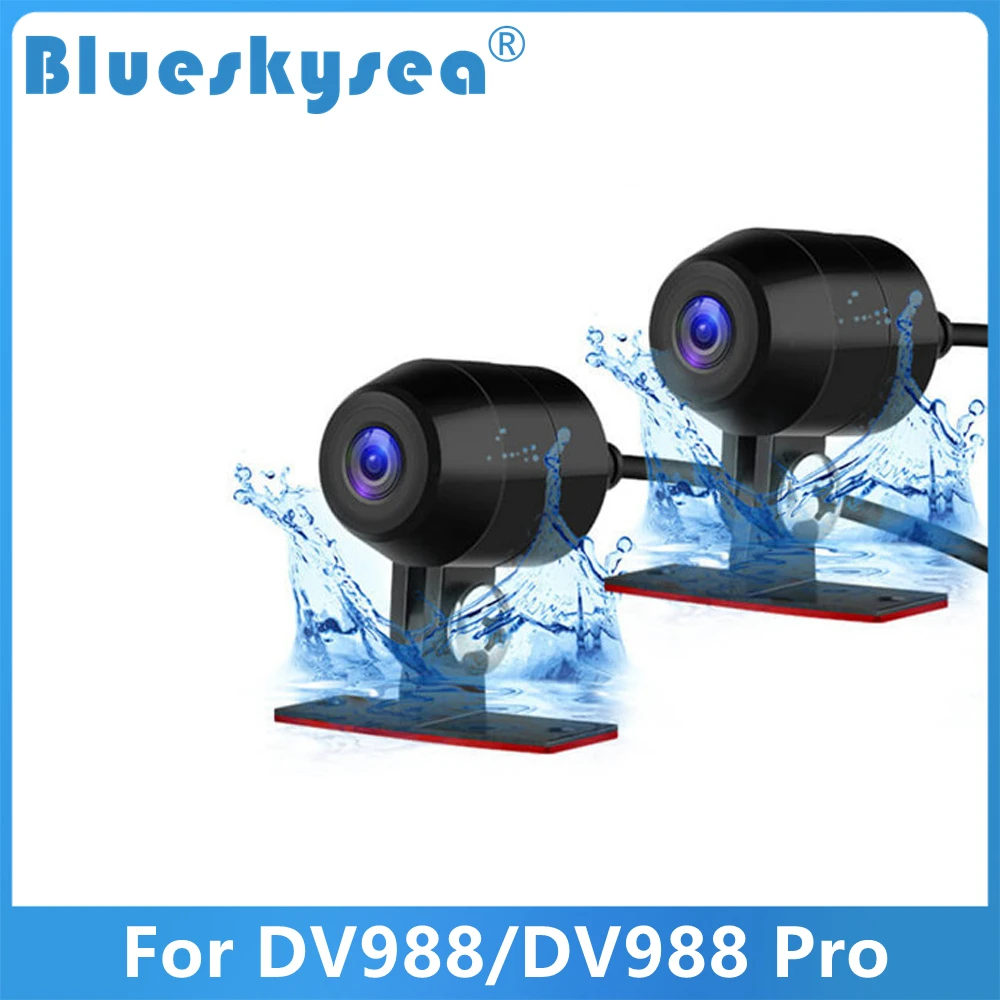 Original Blueskysea Camera For DV988/DV988Pro Motorcycle Dash Cam Front and Rear 1080P Full HD ( 1pcs or 2pcs )