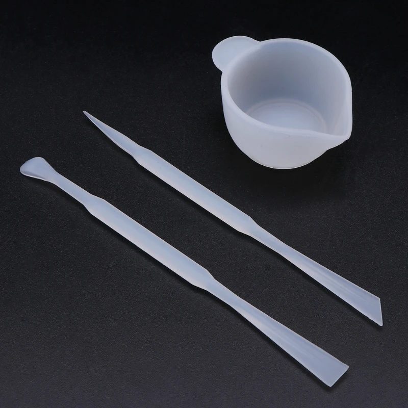 

3/4 Pieces Silicone Resin Mixing Cups Kit Epoxy Resin Casting & Mixing Supplies Dropshipping