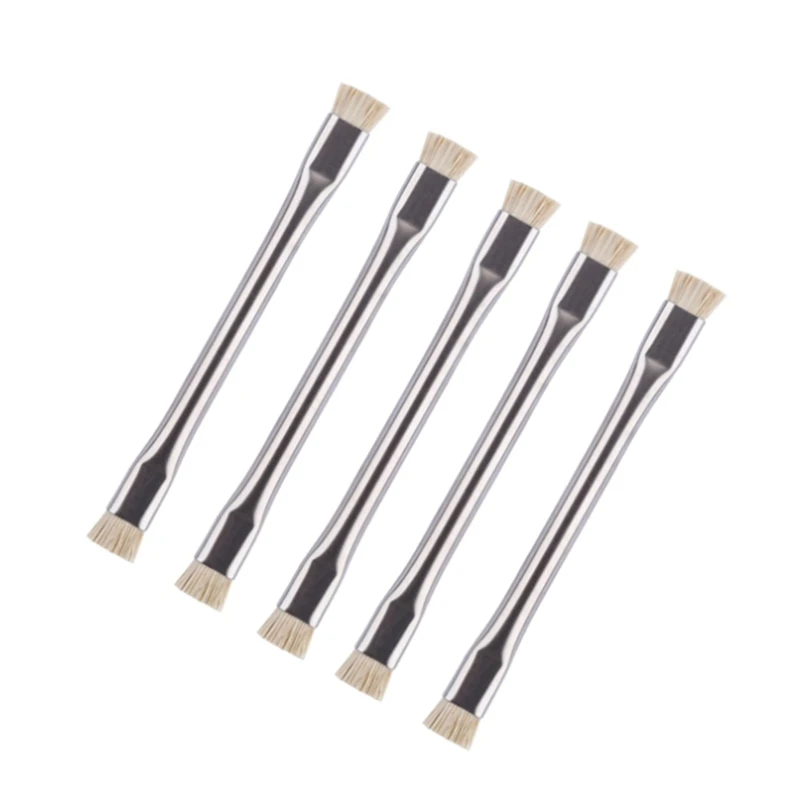 

5PCS Double-End Anti-Static Brush For Motherboard PCB Mobile Phone Repair Tools Kit Anti-Static Cleaning Brush