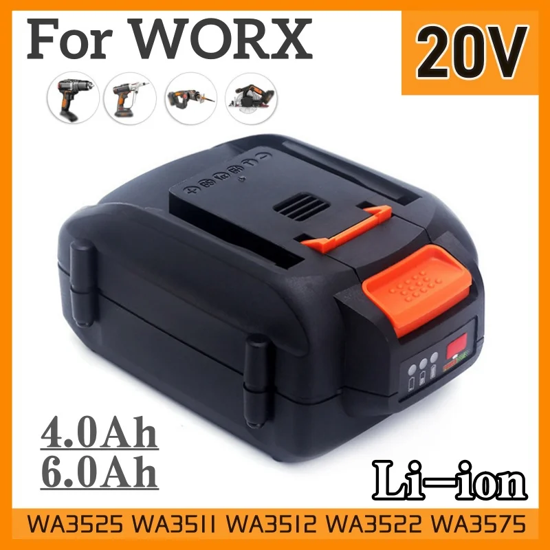 Воздушный транспорт для WORX WA3578 литий-ионный аккумулятор большой емкости PowerShare 20