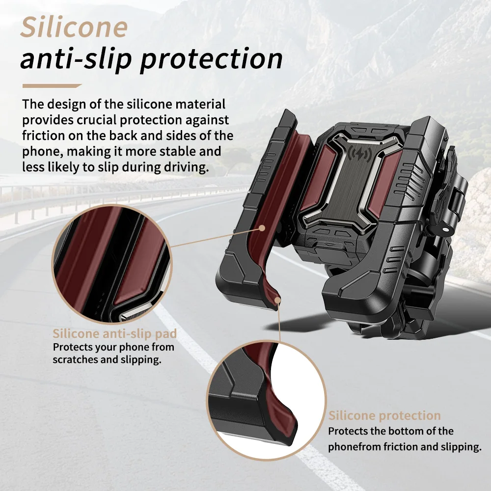 Фото Держатель для телефона на мотоцикл, совместимый с Honda ADV 350 2022-2025, PCX 160 2025-2026, PCX 150, X-ADV750, регулируемая подставка, аксессуары №3
