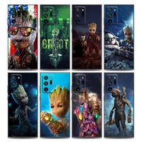 phone case for samsung note 8 note 9 note 10 m11 m12 m30s m32 m21 m51 f41 f62 m01 case cover cute marvel groot