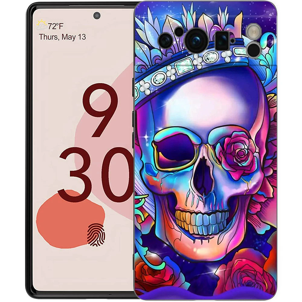 Фото Модный чехол для телефона с черепом для Google Pixel 8 7 6 7A 6A Pro №3