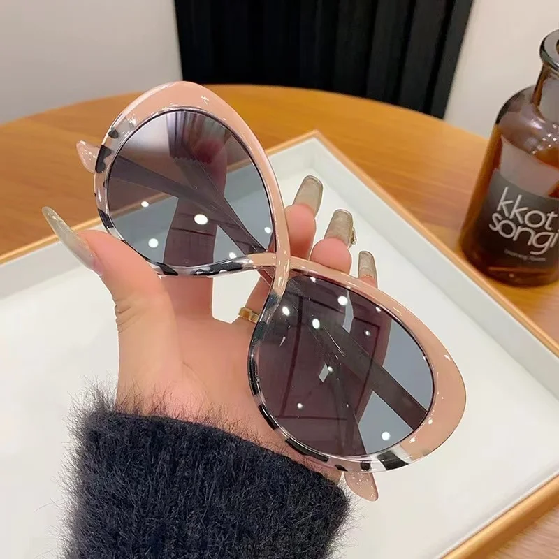 Солнцезащитные очки кошачий глаз для мужчин и женщин винтажные брендовые