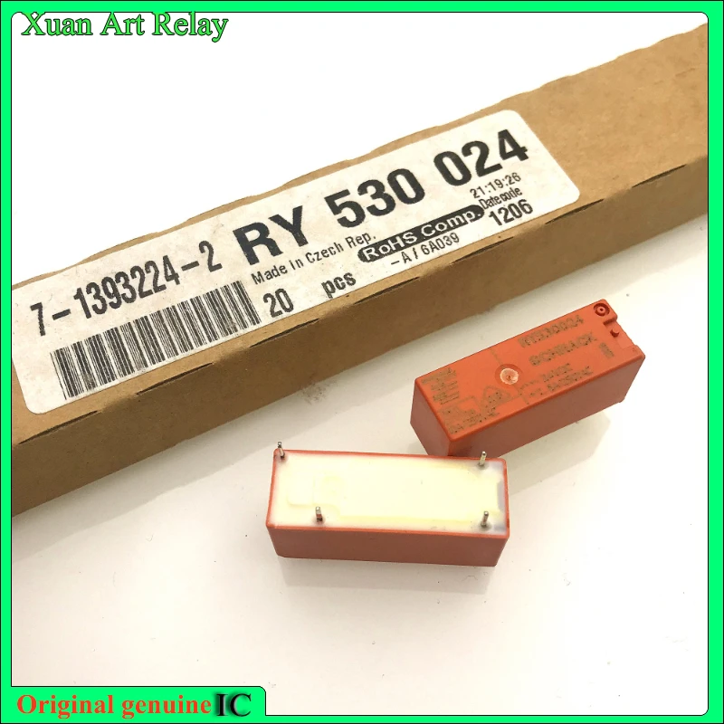 5 шт./лот 100% оригинальное подлинное реле: RY530024 24VDC 4 контакта 8A G6RN-1A 24V