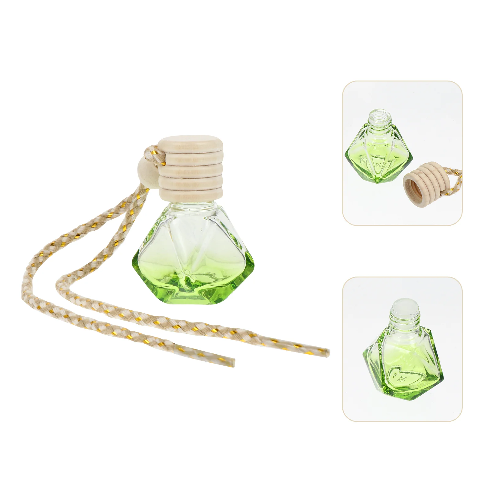 

Bottle Car Perfume Diffuser Air Freshener Aromatherapy Hanging Empty Refillable Pendant Essential Oil Container Dispenser Mini