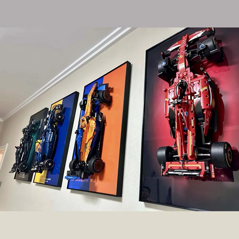 31,5-дюймовая металлическая настенная подставка для дисплея LEGO F1 42207 42206 42171 42141, для CADA C64005 C44, модели автомобилей Building Blocks (art.: 3920d352af37f) - 3920d352af37f